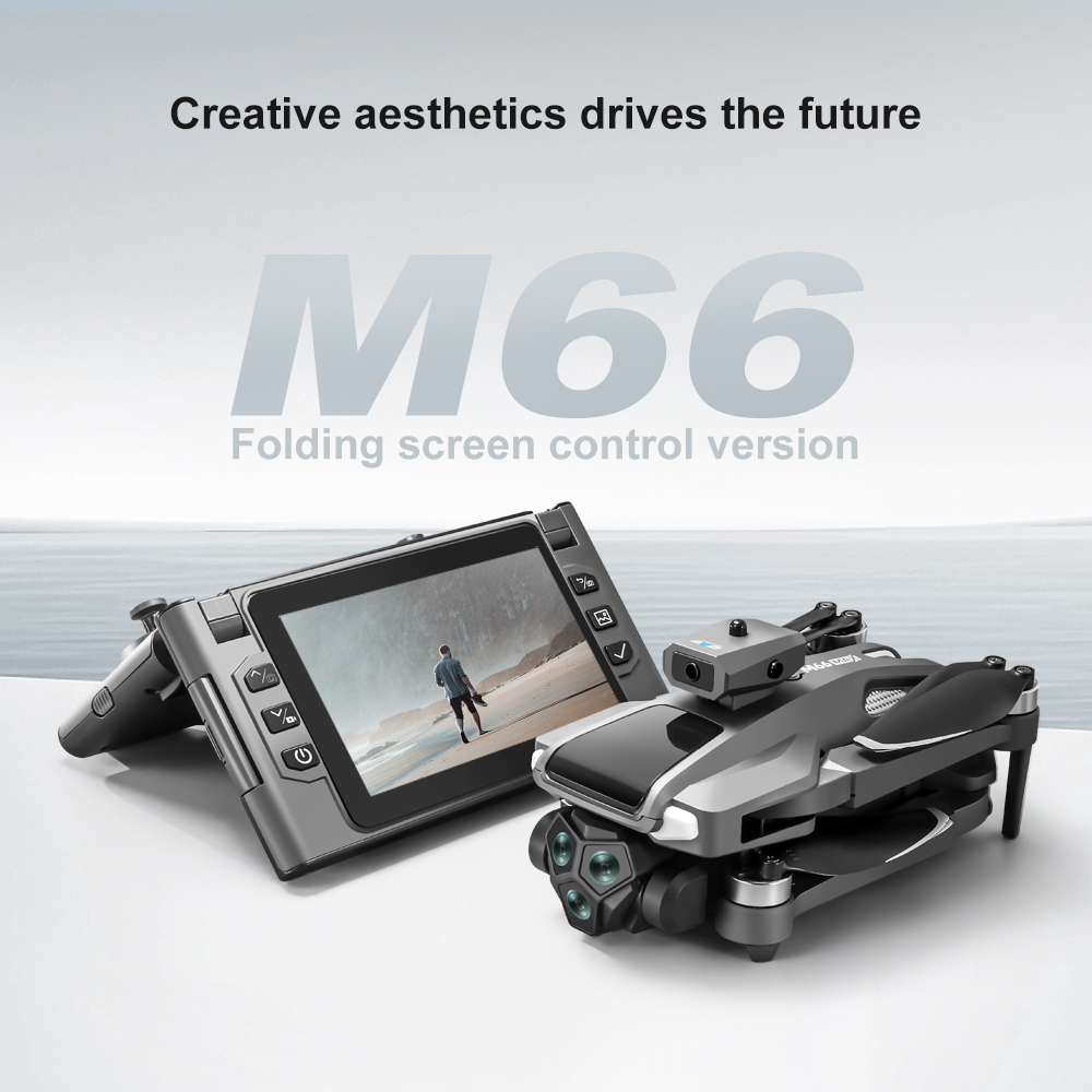 Foldable M66 RC Drone with 4.5 - Drone Camera 4K ulasan dan harga